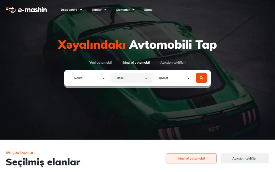 e-Mashin.az — Automotive
