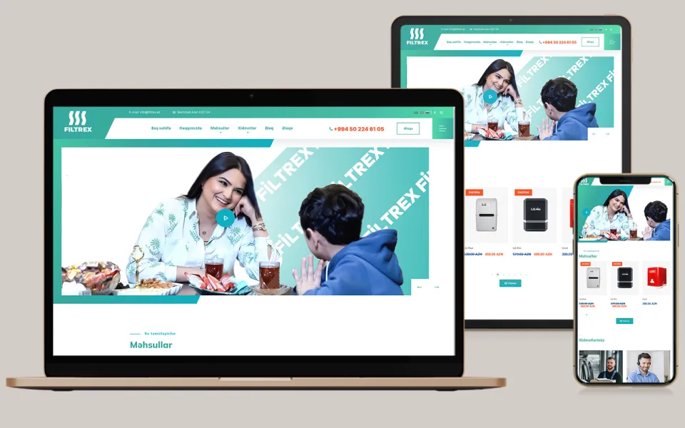 Filtrex.az — E-commerce