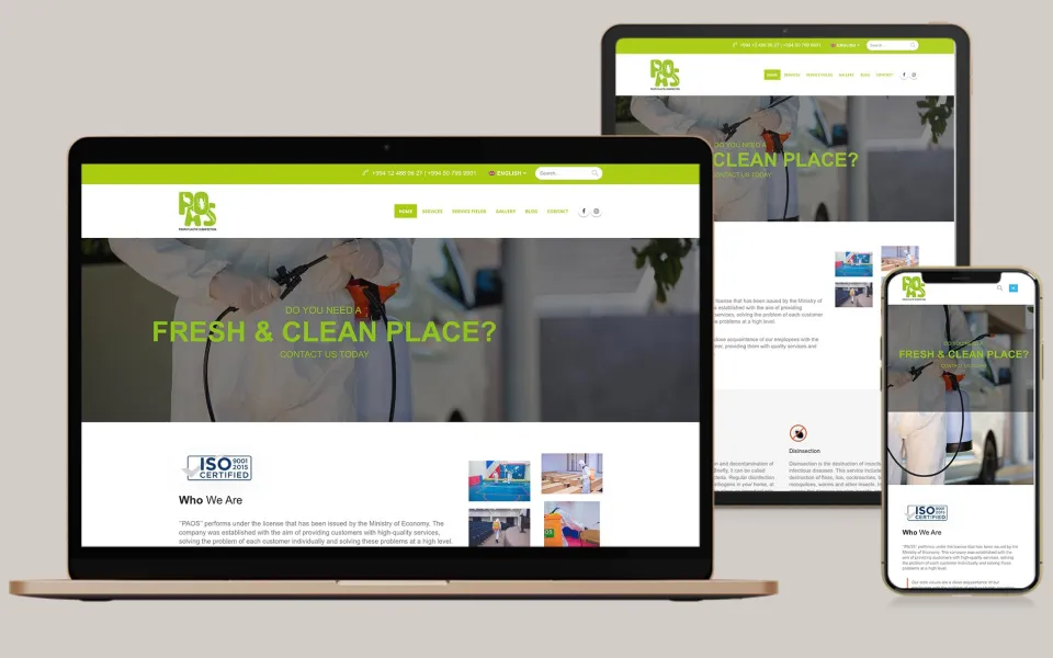 Paos.az — Services